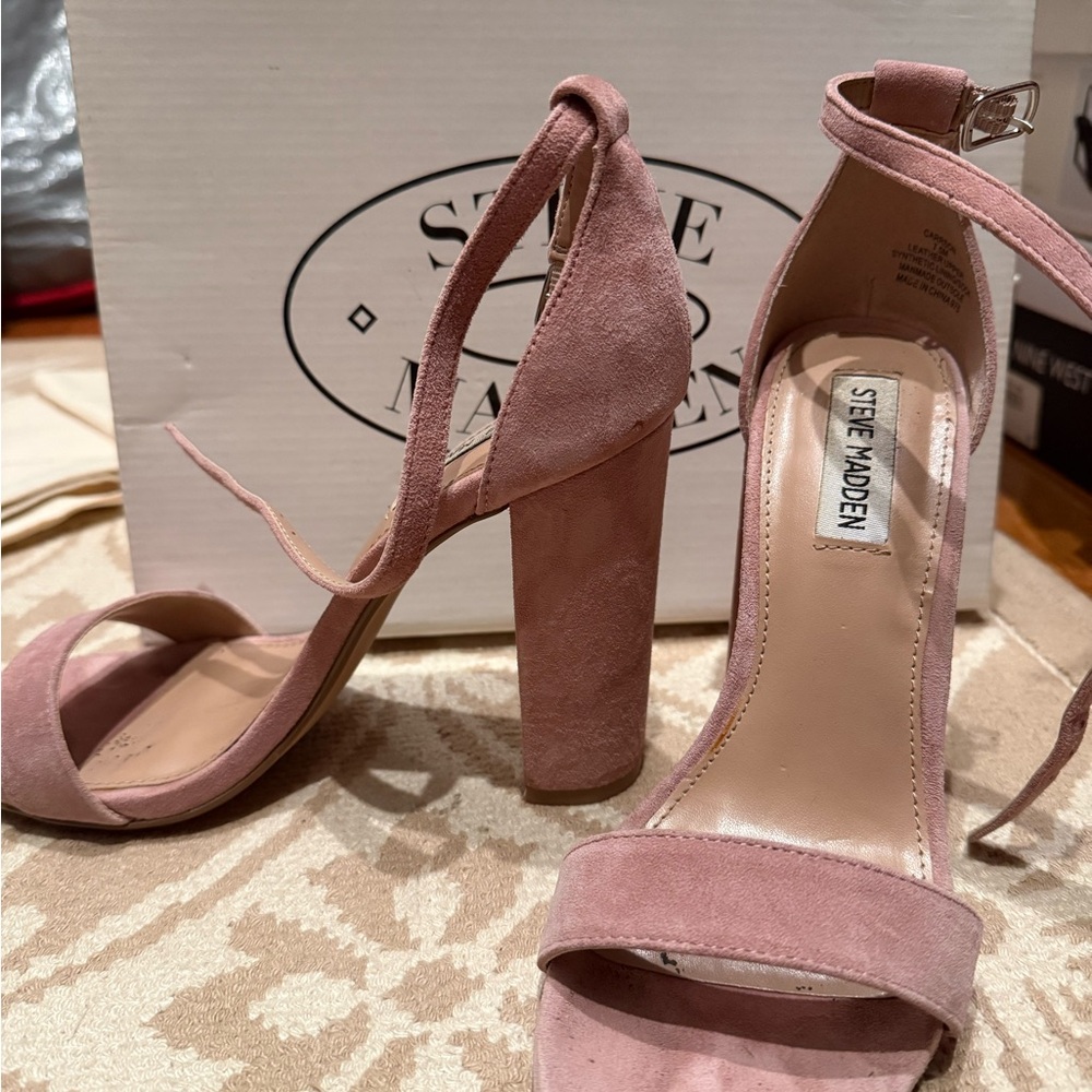 Steve Madden Blush Suede Heels